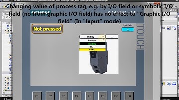 HMI programming tutorial TIA Portal - 4. Elements : Graphic I/O Field (Part 4/7)