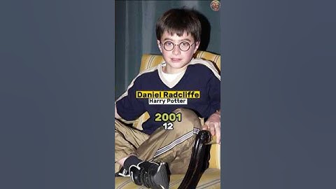 ✨Daniel Radcliffe 🤗 transformation in Harry Potter series🎬