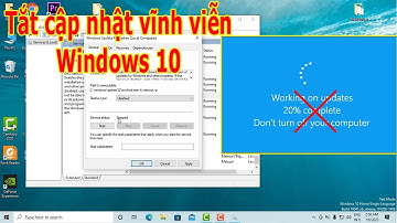 Cách tắt cập nhật vĩnh viễn trên Windows 10