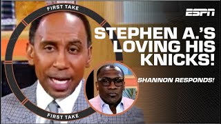 ⁣Stephen A. IS FIRED UP over Jalen Brunson and his New York Knicks! 🔥 | First Take