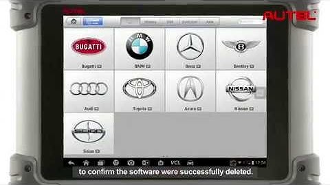Autel MaxiSYS MS908/MaxiSys Pro MS908P/MaxiSys Mini MS905: Data manager