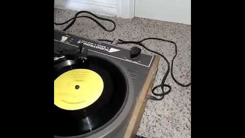 Restored Audiotronics Classroom record player