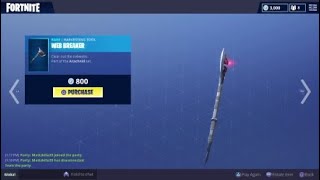 *NEW* Web Breaker Pickaxe Sound (Fortnite battle Royale)