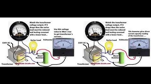 How to Measure Current Capacity of a Transformer