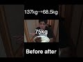 4 years Natural Body transformation #shorts#fitness#ダイエット #筋トレ #transformation #痩せる