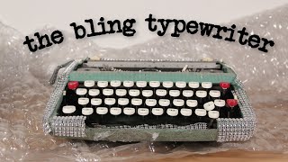 A BEDAZZELED TYPEWRITER? (buying a bad typewriter)