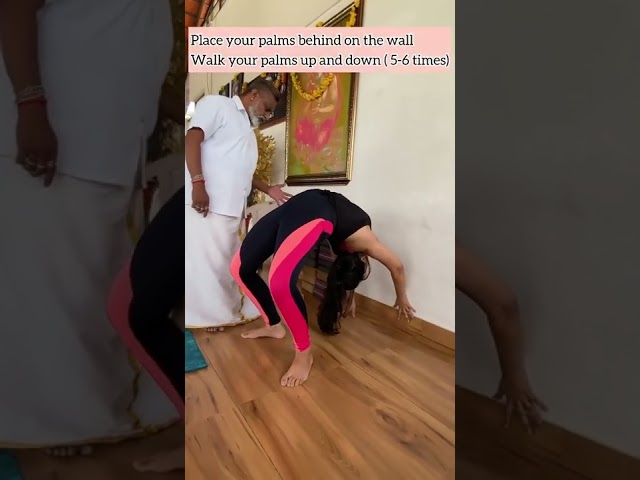 how to do Fall back to Chakrasana || best technique in Hindi and English || #shorts #viral #trending class=