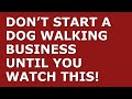 How to Start a Dog Walking Business | Free Dog Walking Business Plan Template Included