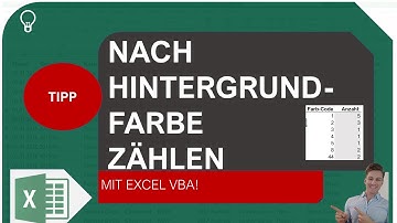 Nach Hintergrundfarbe zählen in Excel I Excelpedia
