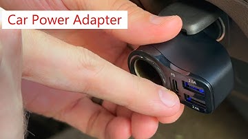 Amazing car adapter! Versatile and Handy.