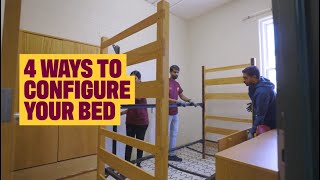 Four ways to configure your bed at Central Michigan University