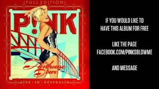 Video thumbnail of "20 Get The Party Started (Live Australia Funhouse Tour) [Audio]"