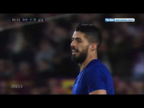ბარსელონა 2-0 ატლეტიკო ლუის სუარესის გოლი