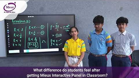 Mieux Interactive Flat Panels installed at GD Goenka Public School, New Delhi | Smart Classroom