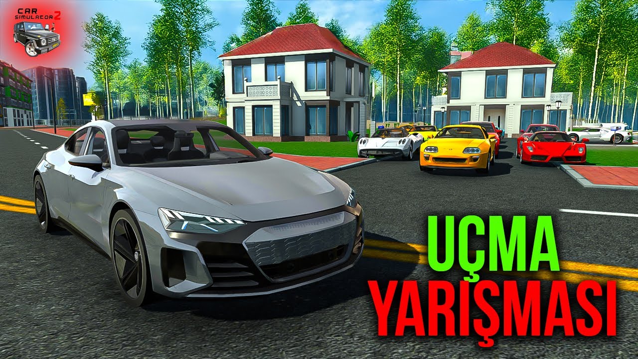 Arabalarımla En Zorlu Uçma Yarışması !!! Car Simulator 2