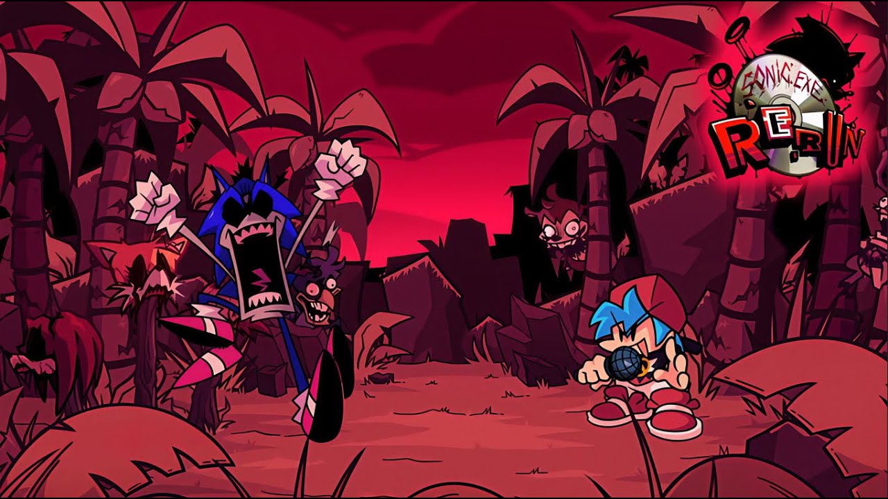 이런 스타일의 모드가 많이 나왔으면 좋겠네요... 프나펑 Sonic.EXE RERUN 모드 (FNF Sonic.EXE ...
