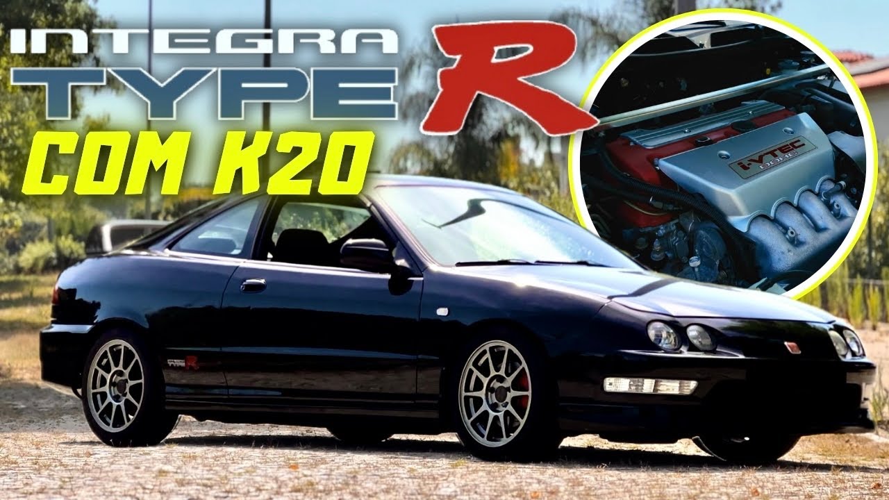 K20 Type R Red O PRIMEIRO INTEGRA TYPE R com K20 2XXCV ! HUGO MARQUES - YouTube