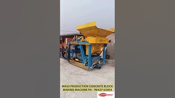 Concrete Block Making Machine with Auto Feeding | Everon 1752 | 📞 9843762454