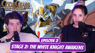 LELOUCH VS BRITANNIA BEGINS! | Code Geass Couple Reaction | Ep 2, “Stage 2:The White Knight Awakens”