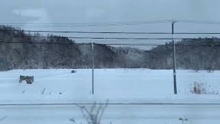 JR北海道 留萌本線 深川〜留萌 普通 車窓 | JR Hokkaido Rumoi Local Service Fukagawa~Rumoi Window View @22120