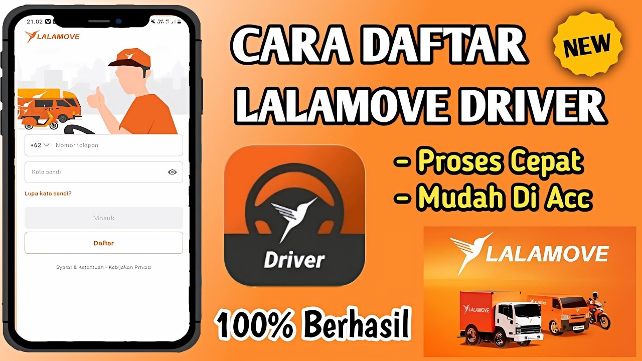 CARA DAFTAR LALAMOVE DRIVER MOTOR 2025 | CARA DAFTAR LALAMOVE DRIVER TERBARU