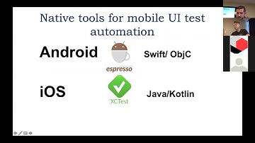 TestPro Seattle Conference: Native tools for UI automated testing. Mobile platforms