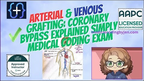 Arterial & Venous Grafting  Coronary Bypass Explained Simply #cpcexam #medicalcoding #education