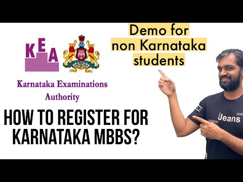 KEA 2021 | Karnataka MBBS application demo