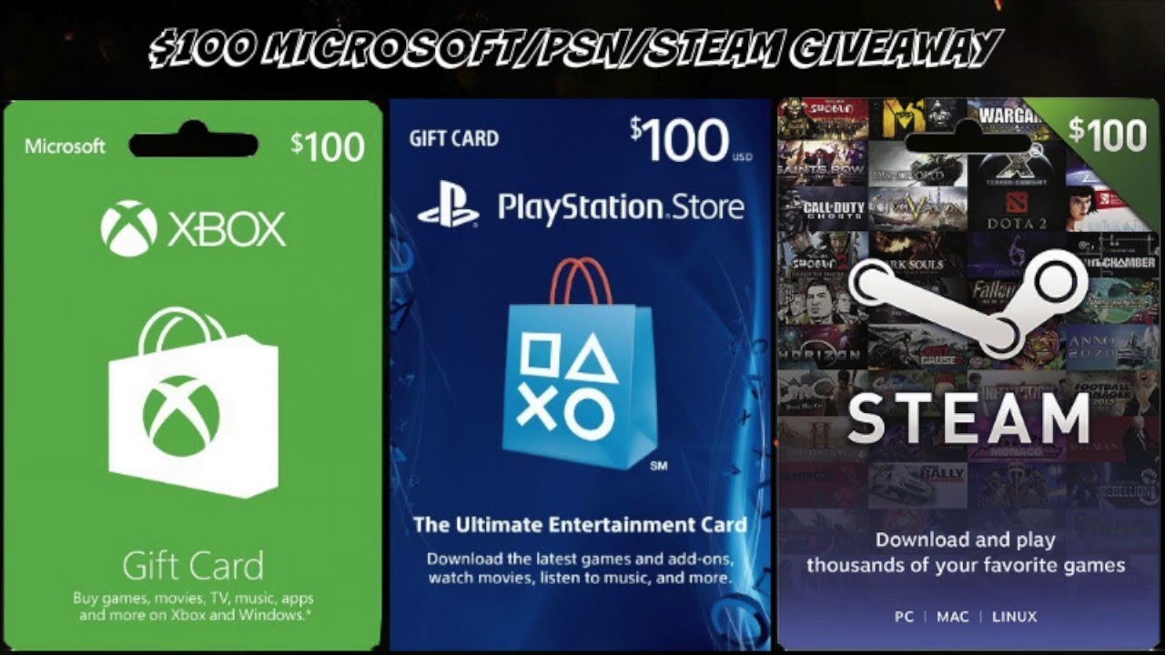 Steam giveaways. Buy Xbox Gift Card. PSN Card 50 AED. PLAYSTATION Network Card India 1000.