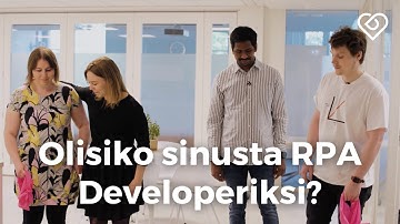 Hae RPA Developeriksi Sofigatelle⎪Et tarvitse CV:tä⎪Duunitori