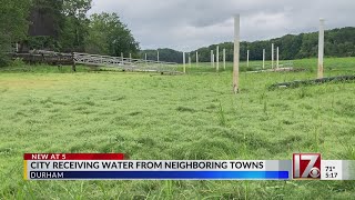 City of Durham receiving water from neighboring places