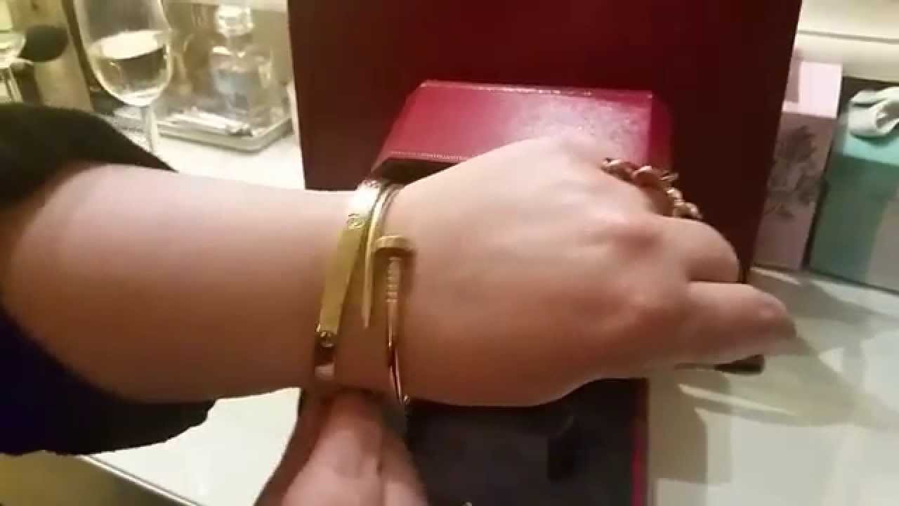 cartier love bracelet vs juste un clou