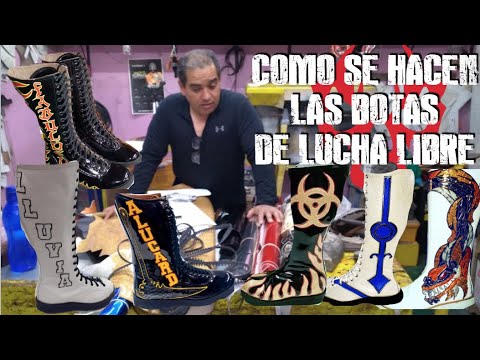 Fabrica de botas de lucha libre (BOTAS SALVATORE) Botas de Luchador - MUCHA MAS LUCHA LIBRE