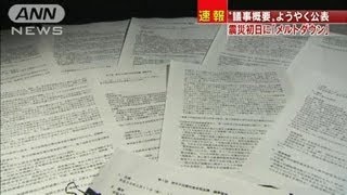 【原発】震災初日に官邸でメルトダウンを予想（12/03/09）
