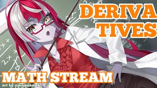 【MATH STREAM/EN EXPLANATION】 INTRODUCTION TO DERIVATIVES!! 【Hololive ID 2nd Generation】