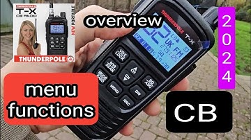 THUNDERPOLE T-X - Button & Menu Overview