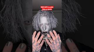 🎨How to do the Nathan James "CHROMINAL" look🤯 #metal #cosplay  #numetal #music #howto #makeup