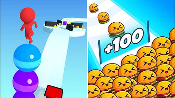 Stack Rider Vs Food Run🟢✳️🟢New Update All Levels Max Android IOS Gameplay TE11