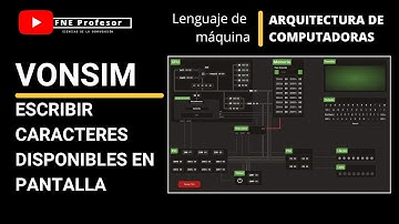 VONSIM | ASSEMBLER | ESCRIBIR CARACTERES DISPONIBLES EN PANTALLA UTILIZANDO CMP Y JNZ MSX88