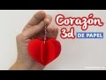 Corazones de papel 3D - Paper hearts