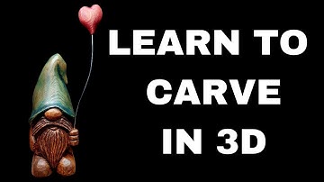 Beginners Gnome dremel carving in 3D