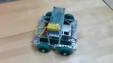 VeX Robot Limit Switch Autonomous Demonstration
