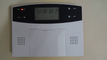 (Earykong) How to test the PSTN GSM alarm system network