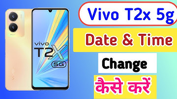 How to set date and time in vivo t2x 5g | vivo t2x 5g me time set kaise kare | date setting