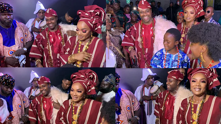 FEMI ADEBAYO, CHIOMA AKPOTHA GRAND ARRIVAL AT SEVEN DOORS PREMIERE.