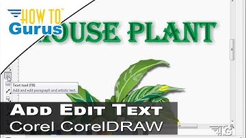 Corel Draw Text : How to Edit Text CorelDRAW Tutorial