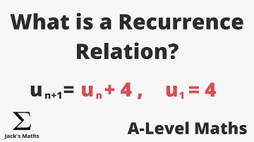Recurrence Relations | A-Level Maths