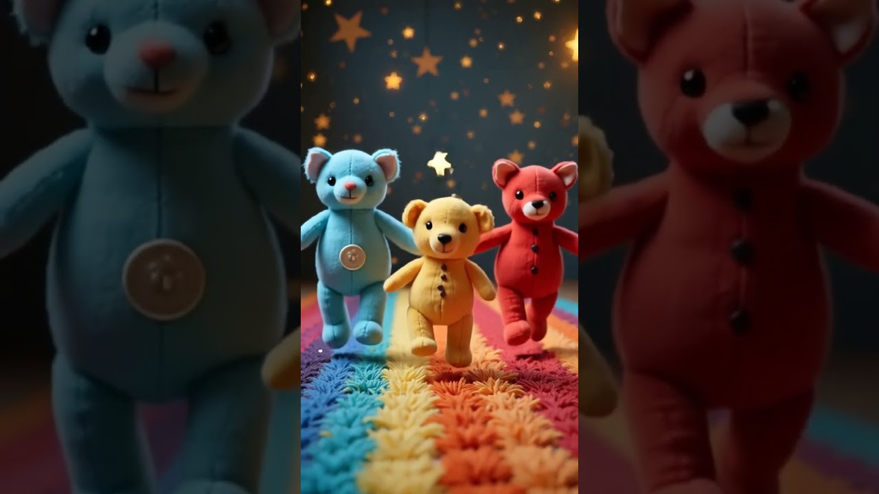 Boneka beruang lomba lari - Teddy bear running race