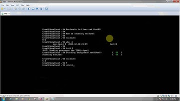 Runlevel in Linux and CentOS