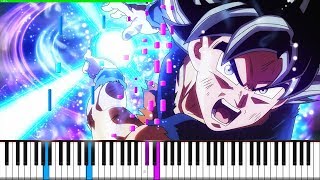 Ultra Instinct (Clash of Gods) - Dragon Ball Super [Piano Tutorial] (Synthesia) // Piano Man chords